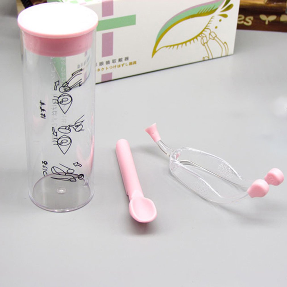 Silicone Contact Lens Small Sucker Rod RGP Inserter Contact Lens Wearing Tool