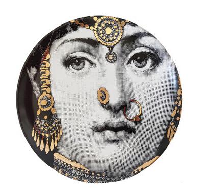 Human Face Plate Jewelry Storage Dish Ornaments Rectangular Tray Candle Holder Jar Candelabra Home Decoration tray: 15