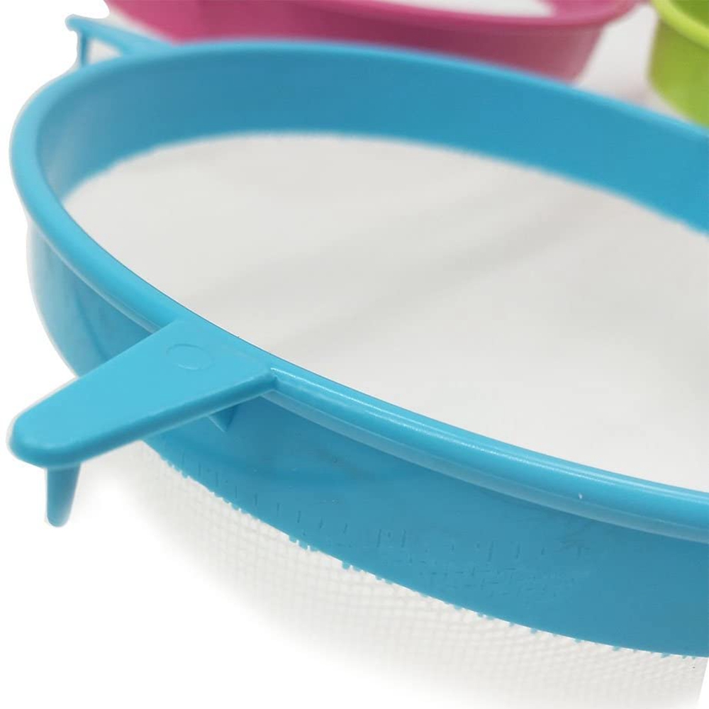 4pc/set Plastic Kitchen Strainer Sieve Multi Purpose Colander Set Four Sizes DIY Kitchen Tools