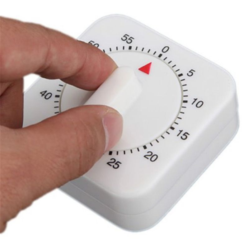 60 Minute Mechanical Kitchen Cooking Timer Alarm Food Preparation Baking Kitchen Timer Countdown Cooking Tools Kitchen Gadgets