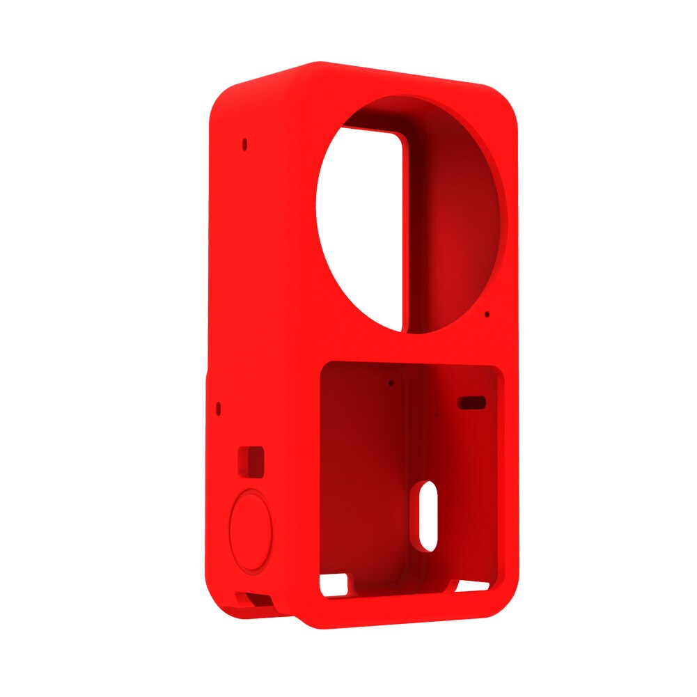 1Pc Sport Camera Siliconen Case Protector Anti Dust Beschermhoes Voor Dji Action 2 Accessoires: Red