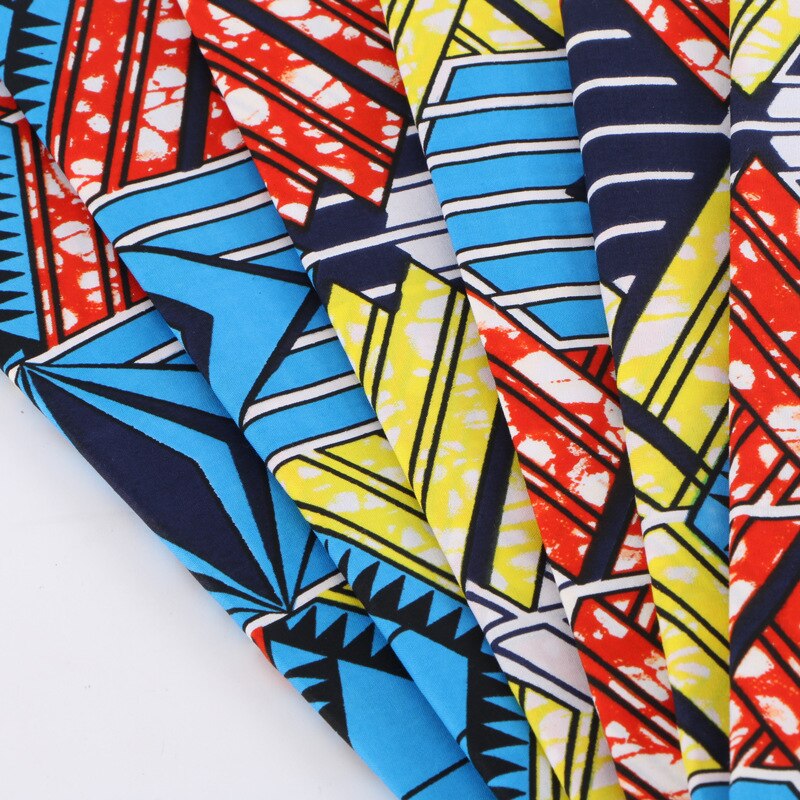 Pagne africain de , tissu imprimé coloré Wax, 6Yards par lot