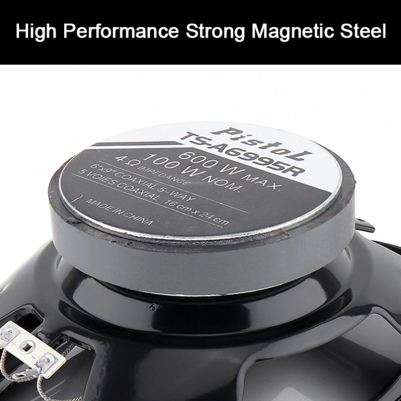 2 Stuks 6X9 "Inch 600W 5 Manier Auto Coaxiale Auto Muziek Stereo Volledige Bereik Frequentie Hifi luidsprekers Niet-destructieve Installatie