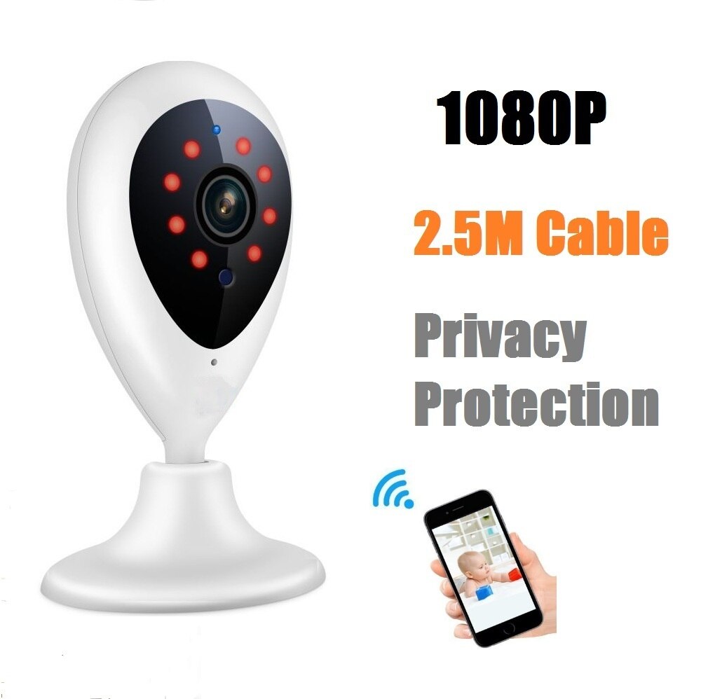 HD 1080P WiFi Draadloze IP Camera Mini Video Babyfoon voor Home Security CCTV Surveillance Cam TF Card met Nachtzicht