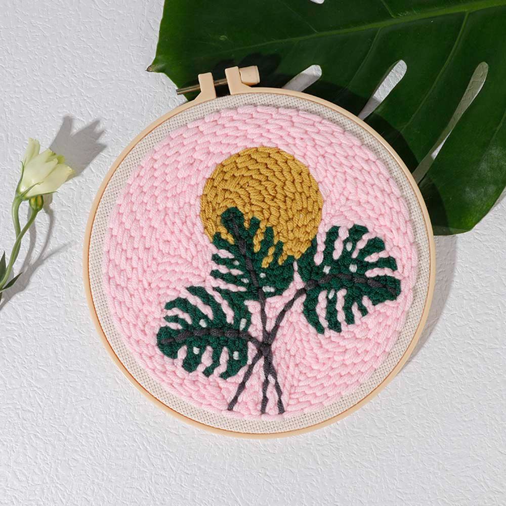 Beginners Naald Draad Diy Ambachten Ornament Handgemaakte Kruissteek Kit Bloem Borduren Naald Punch Borduurwerk Hoepel: 11