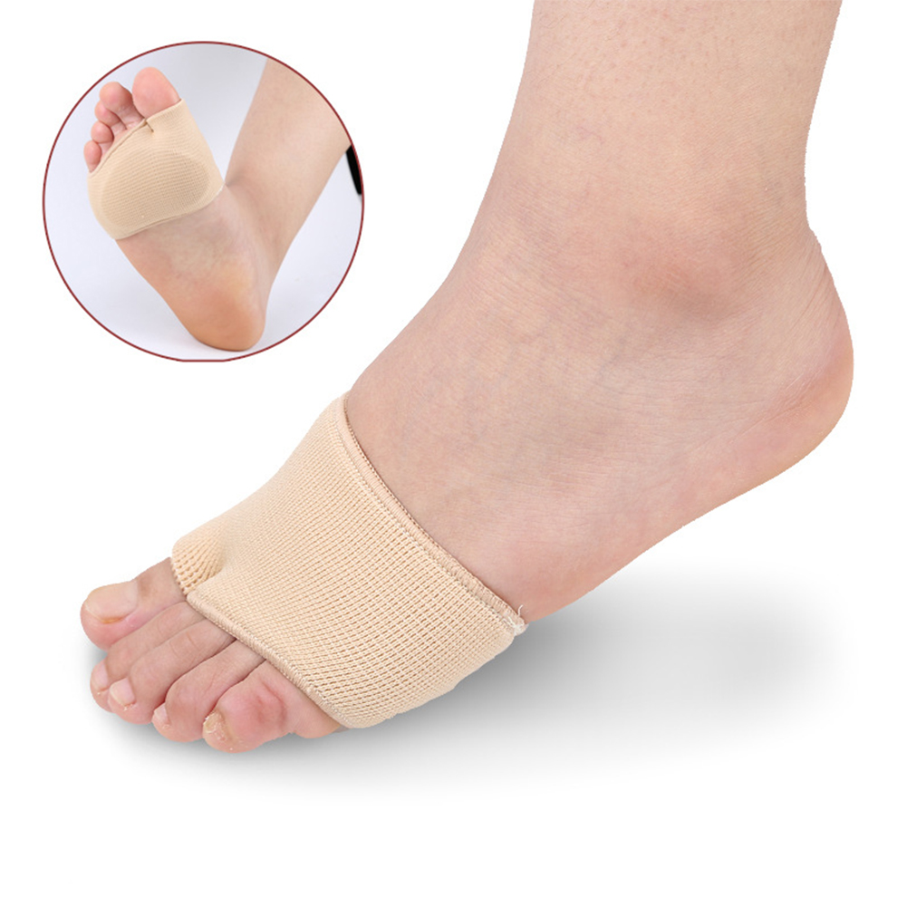 1 Pair Fabric Gel Metatarsal Ball Of Foot Insoles Pads Cushions Forefoot Pain Support Front Foot Pad Feet Foot Care Tool Orthope