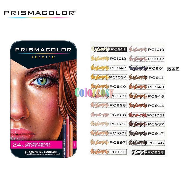 Prismacolor Pencil 150 132 Premier Soft Set Coloured Genuine Assorted Colors ,Perak Horse Oily Color Drawing Pencils Box