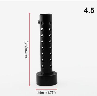 Silenziatore Di Scarico moto DB uccisore Silenziatore ferro eliminatore per Ducati HYPERMOTARD 821 SP 939 SP 1100 S EVO SP 796 stRada: nero-140x45mm