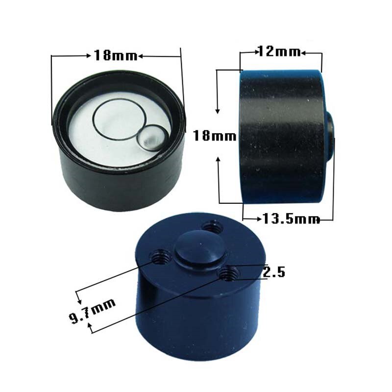 Tige de centrage de haute précision, Mini bulles niveaux bulle, petites ampoules, tige en fibre de carbone, niveau d&#39;installation