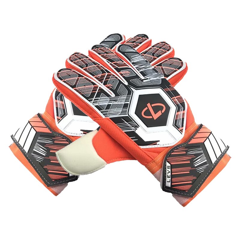 Adult Soccer Goalkeeper Gloves Kids Football Thick Latex Protection Keeper Gloves Soccer Goalie Training Gloves: Type D / 10