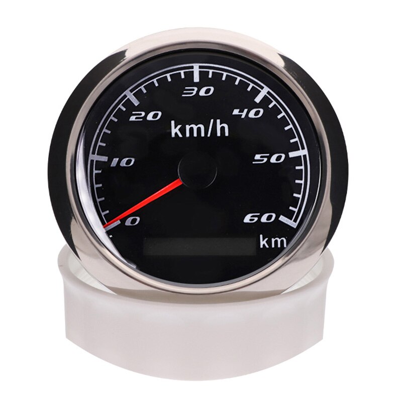 120 200 km/h GPS SPeedometer Gauge 85MM Waterproof Speedometer With Red Backlight For Car Truck Boat Marine
