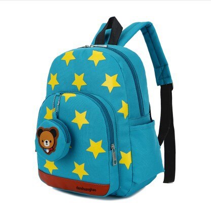 2019 novo saco de escola do berçário da criança estrelas mochila do jardim de infância leve reino unido: A