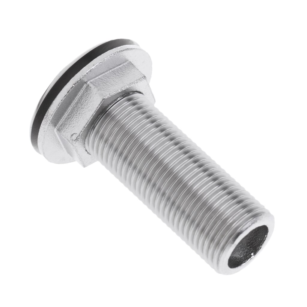 Boat Thru Hull Fitting Drain Straight Threaded Connector Pump Plumbing Hose Water Sports Canoeing Kayaking