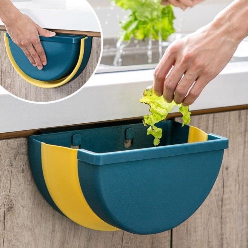 Poubelle Portable suspendue et pliable, bac de rangement mural pour cuisine et maison, corbeille à déchets de bureau, boîte montée sur camion