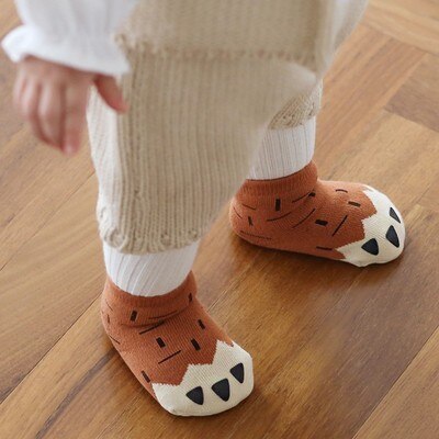 Winter Kinderen Baby Meisjes Jongens Sokken Effen Katoen Enkellange Sokken 0-3Y 5 Stijl