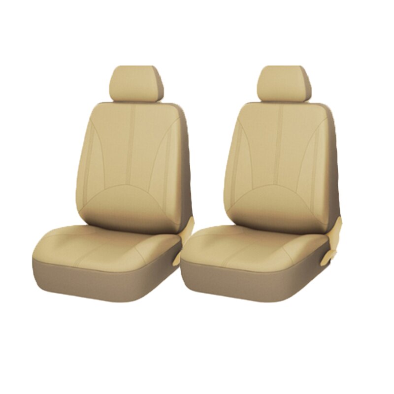 Auto Accessoires Voor Lexus Es Ct Is Gs GS350 Gx Ls LS430 Rx RX450H Lc Ux Sc Convertible Sc Coupe HS250H Lederen Auto Stoelhoezen: ZT01-2Seats-Beige