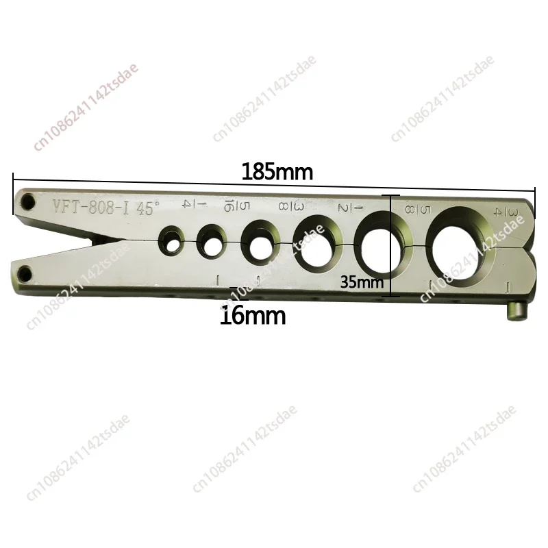 Copper tube expander eccentric tube expansion flaring tool kit with cutter for air conditioner manual HVAC tool kit VFT-808-MIS: green