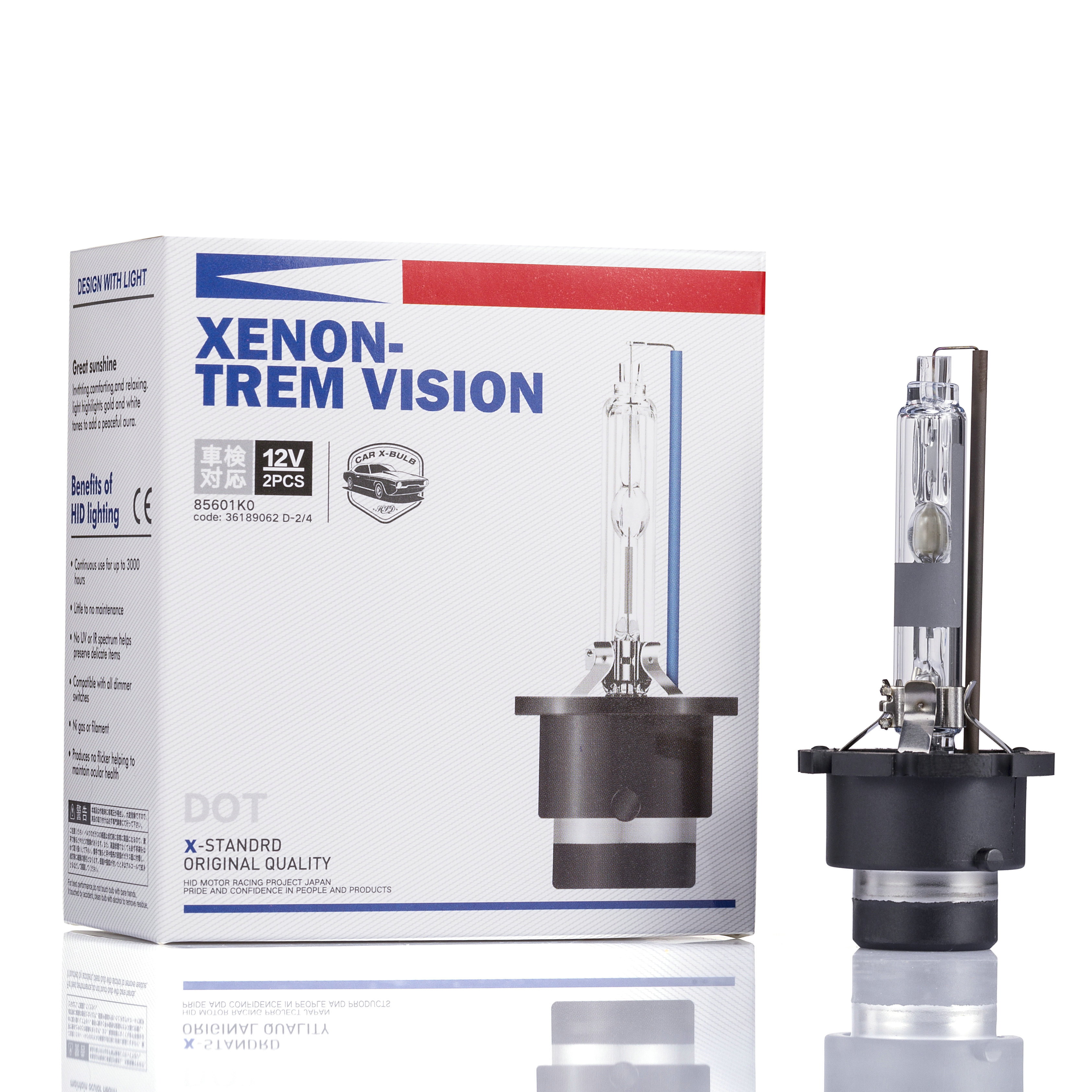 Een Paar D2S D2R D4S D4R Xenon Lamp 12V 35W Hid Lamp 3000K 4300K 6000K 8000K 10000K Auto Koplamp Mistlamp