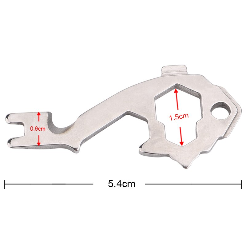 Portable 20-in-1 Multi-Tool Keytool Key Multi Tool Stainless Steel Multifunctional Tool Best Pocket Set for Surval AA