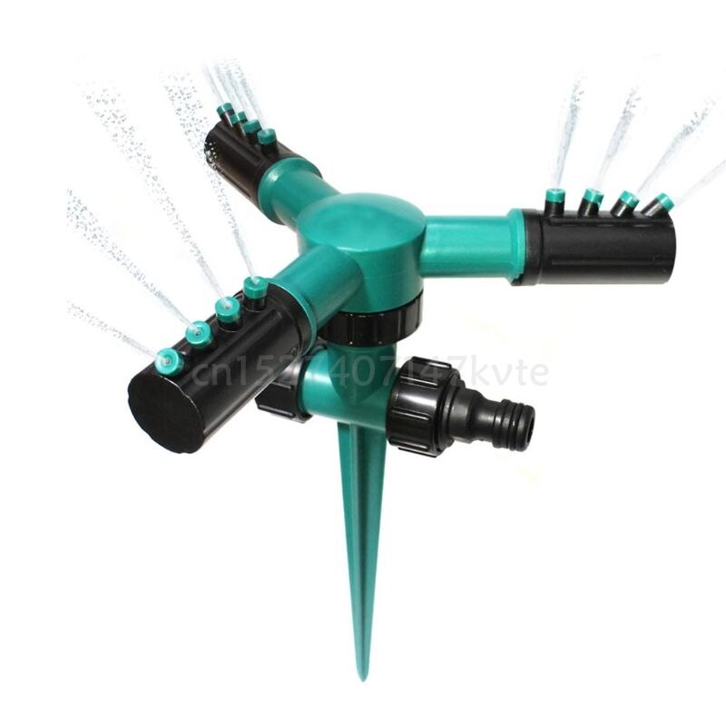 360 Degree Adjustable Rotating Water Sprayer Rotating Garden Water Sprinklers Lawn Water Spray Device Automatic Lawn Irrigation