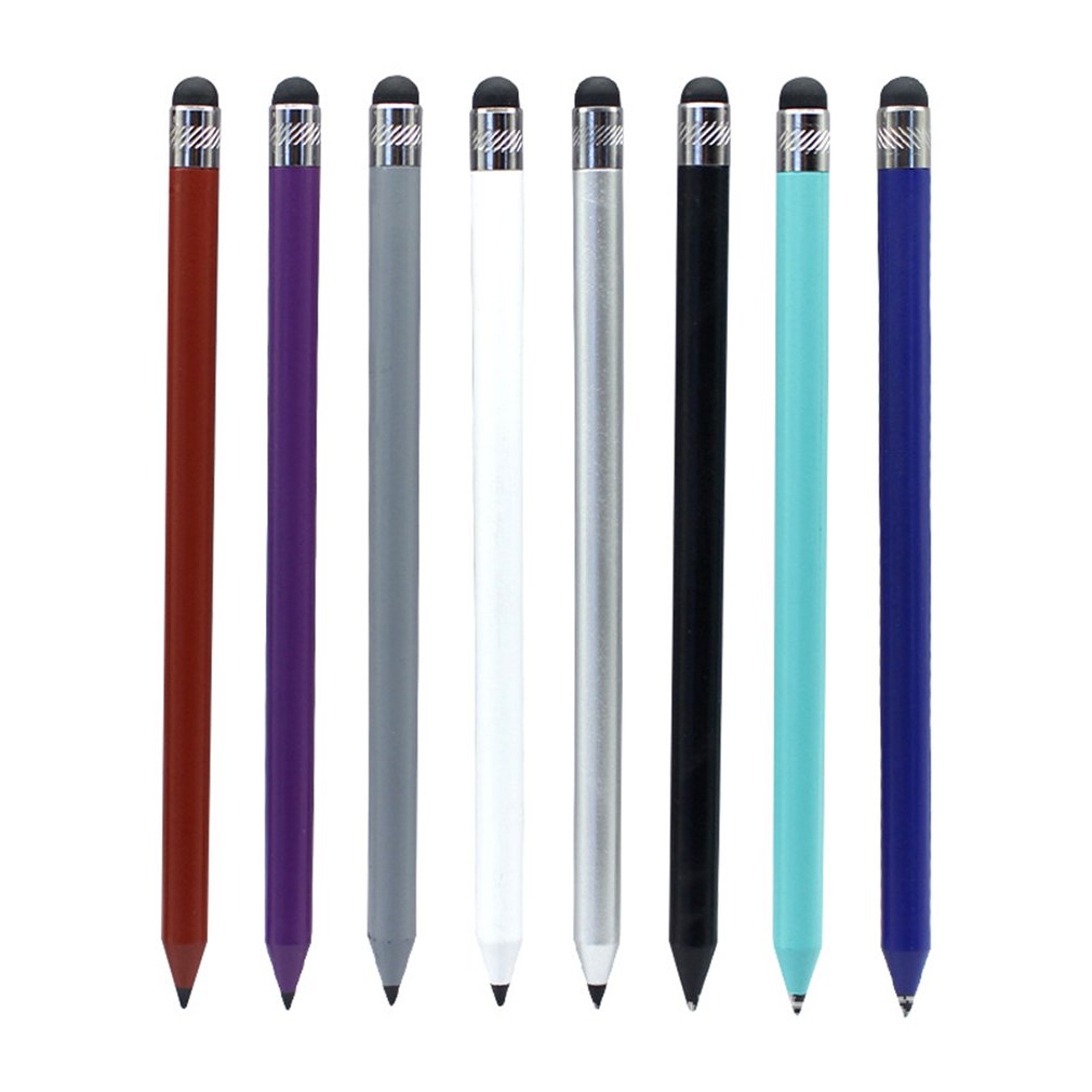 Retro Round Thin Tip Touch Screen Pen Capacitive Stylus Pen Replacement for ipad Mobile Phones Tablet Accessories