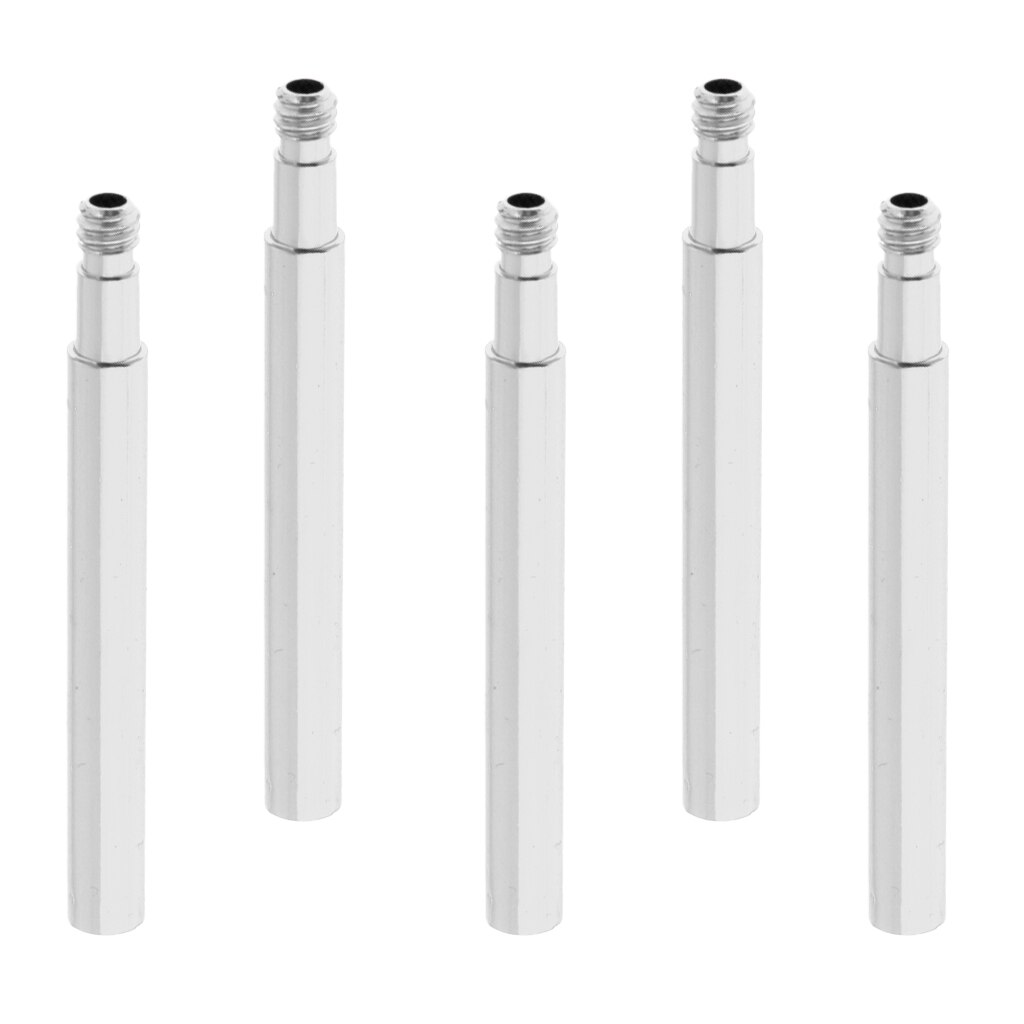 Pack of 5 Colorful Tube Presta Valve Extension Tubular Extender Bicycle Bike Cycling Bike Parts