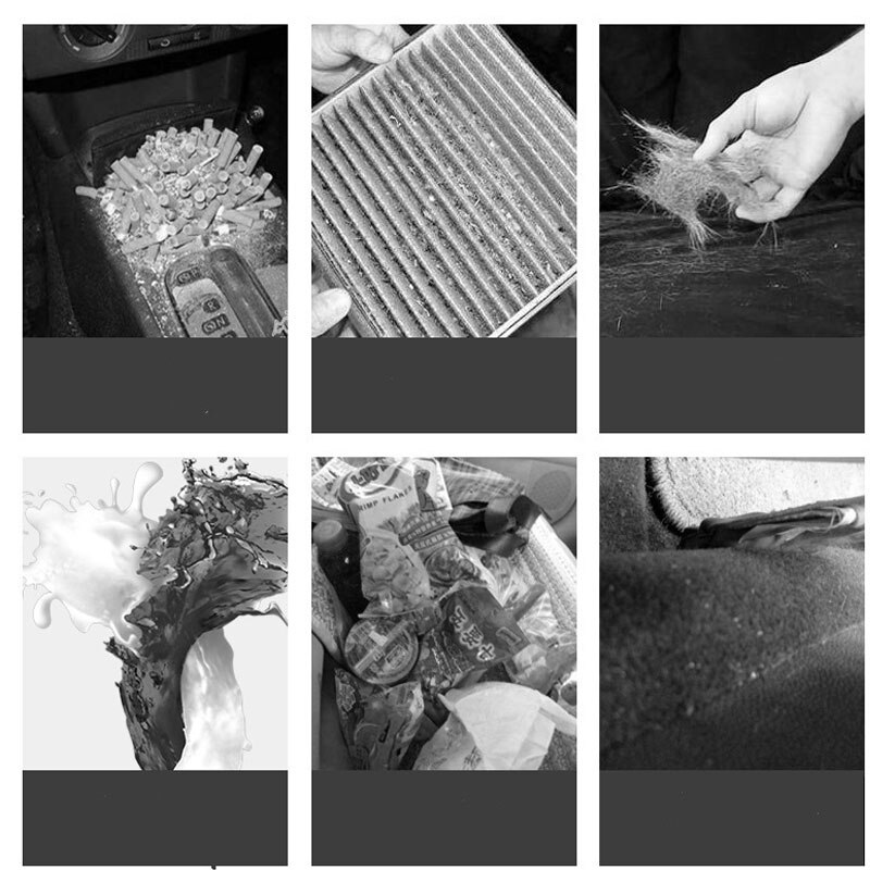 Portable Car Vacuum Cleaner 3600mbar Wet and Dry Dual Use Vacuum Cleaner For Auto Clean 120W Auto Handheld Car Interior Cleaner