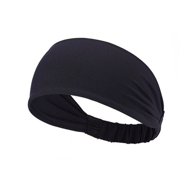 Mannen En Vrouwen Running Sport Hoofdband Yoga Fitness Hoofdband Fietsen Hoofdband Sport Hoofdband Anti-transpirant Riem In Vele Kleuren: black