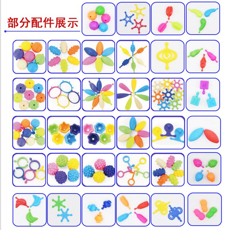 Pop Kralen Speelgoed Snap Samen Ketting En Armband Ambachten Sieraden Mode Kit Diy Educatief Kid 'S Speelgoed Craft Diy Sieraden speelgoed