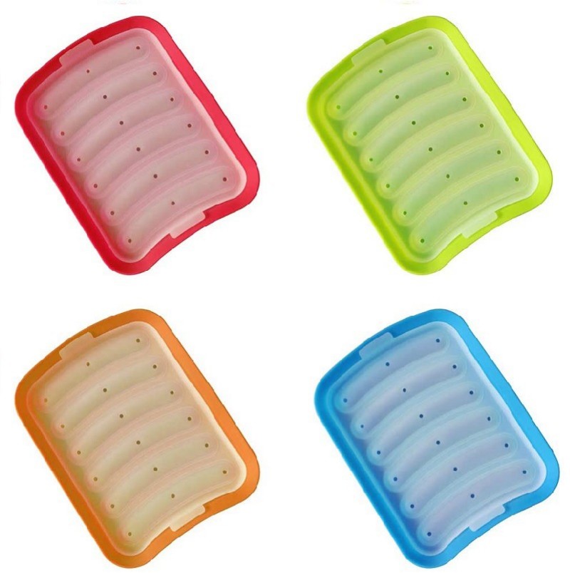 Silicone Sausage Maker Mold DIY Silicone Handmade Hamburger Dog Mold Reusable Kitchen Accessories Gadget for Cake Baking Pie
