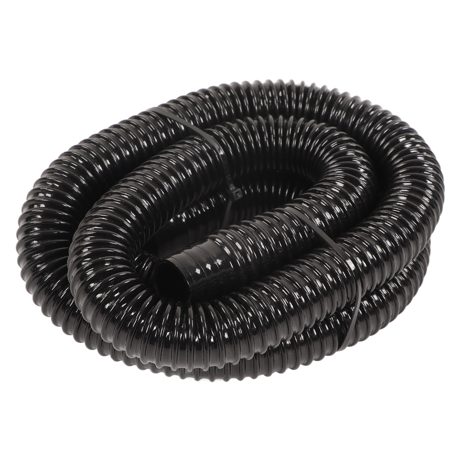 Boats Bilge Pump Corrugated Hose Plumbing Kit Thru Hull Fitting 1‑1/8in Dia 6.6ft Long PVC Hose 2pcs Clamp Marine Accessories