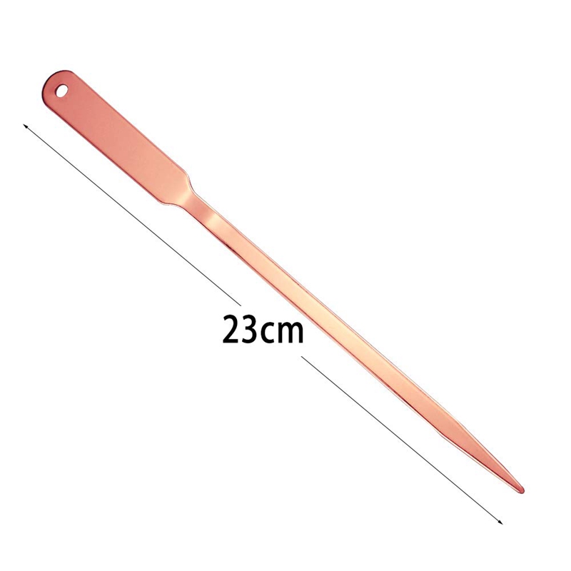 4 stk konvoluttåpner brevåpnere rustfritt stål håndbrevkonvolutt slitter brevåpnere (rose måke og måke)