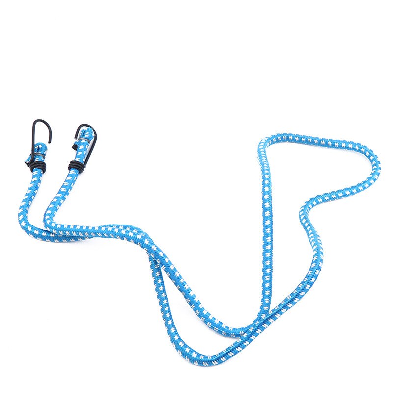 Elastico Attrezzature bungee Cavo Ganci Moto Corda cravatta Bicicletta Deposito tetto cremagliera Cinghia di Banda Fissa Gancio Elastici di Gomma Corda Bagagli: blu