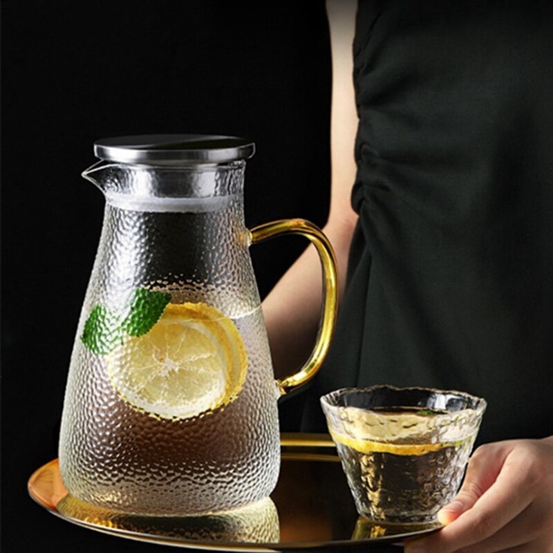 Heat Resistant Glass Teapot Cooling Kettle Tea Set Puer Kettle Teacup Glass Teapot Convenient Office Tea Pot