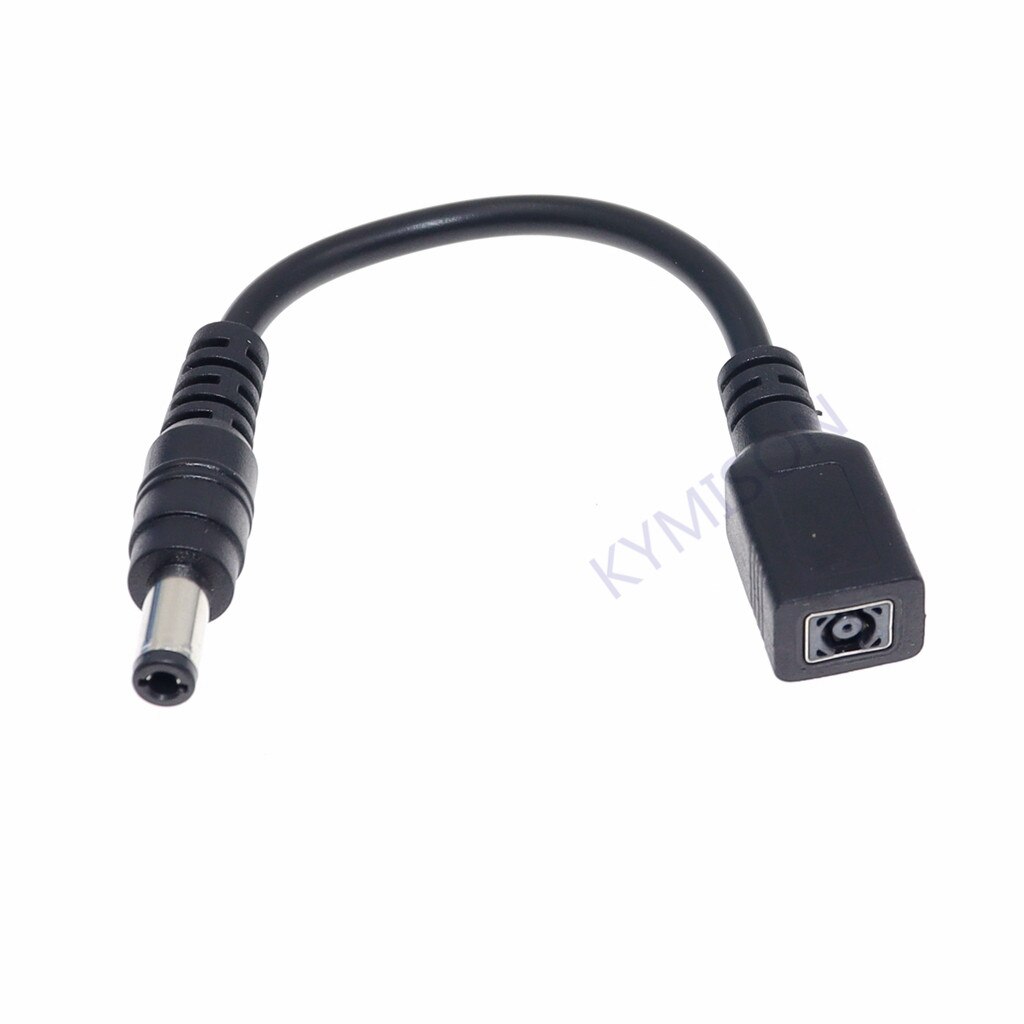 Adaptateur DC 7.4x5.0mm Vers 4.5x3.0mm Pour Chargeur HP Dell - Noir, Plastique Haute Résistance, Tension 19.5V, Courant 4.5A