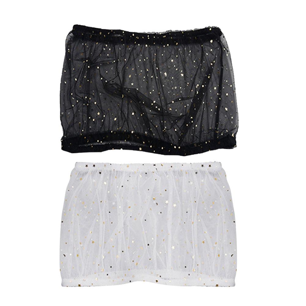 Bird Cage Cover Dustproof Birdseed Net Seed Catcher Nylon Mesh Birdseed Net Guard For Length 35-46cm Bird Cage