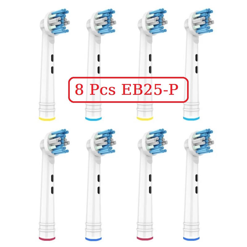 4/8/12 Pcs Electric Toothbrush Replacement Heads Soft Bristles Tooth Brush Head For Oral B Toothbrush Nozzles Oral Clean Care: green