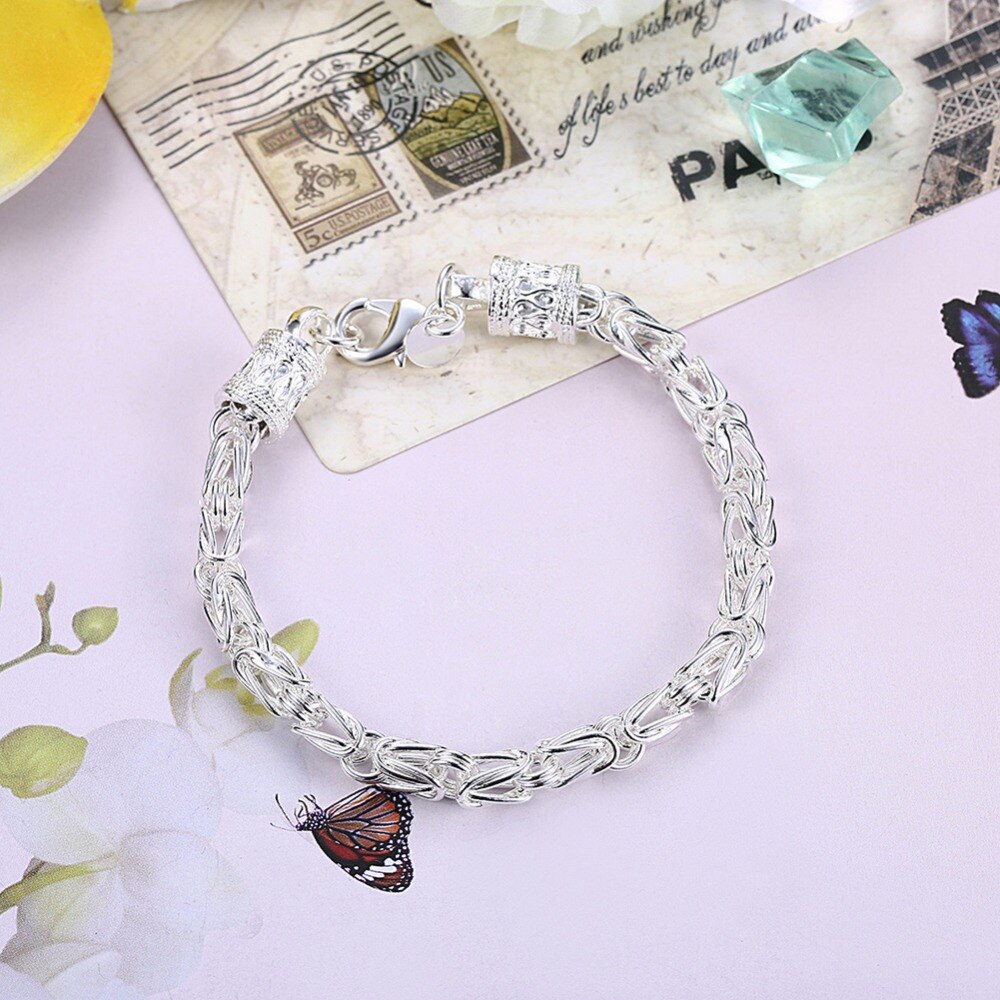 Silberne Chef-armbänder, herrenschmuck aus silber, libellen-kettenhalskette, herrenschmuck