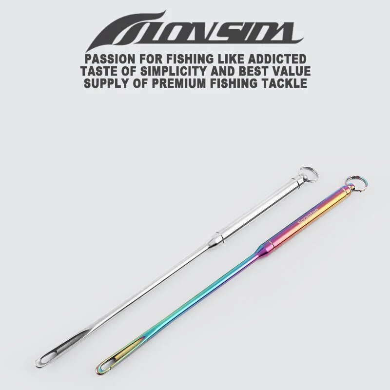 2024 Vissen Unhook Blind Poke Deep Throat Onthaak Roestvrij Stalen Handvat Vissen Haak