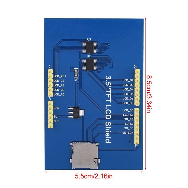 Display Module - 3.5 Inch TFT LCD Screen Module 480X320 For Arduino UNO &amp; MEGA 2560 Board (Color : 1XLCD Screen)