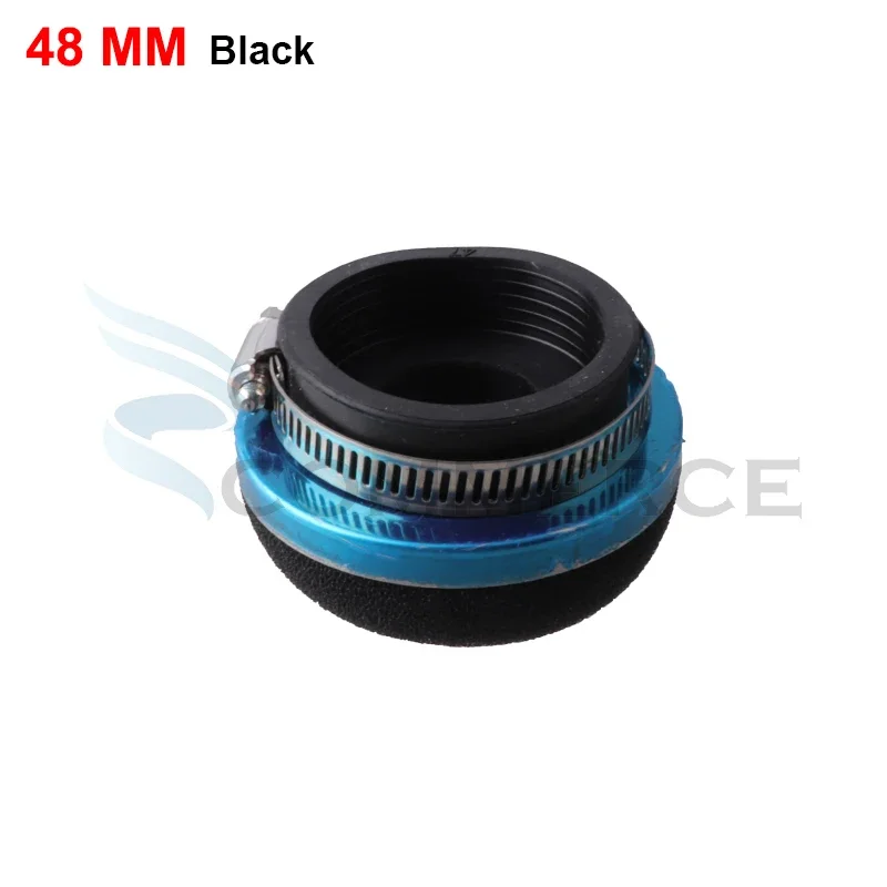 Esponja limpiadora de filtro de aire de espuma recta para motocicleta, 28/32/35/38/42/45/50/54/58MM, para motor de 2 tiempos, bicicleta de bolsillo, Mini Moto Scooter: Naranja