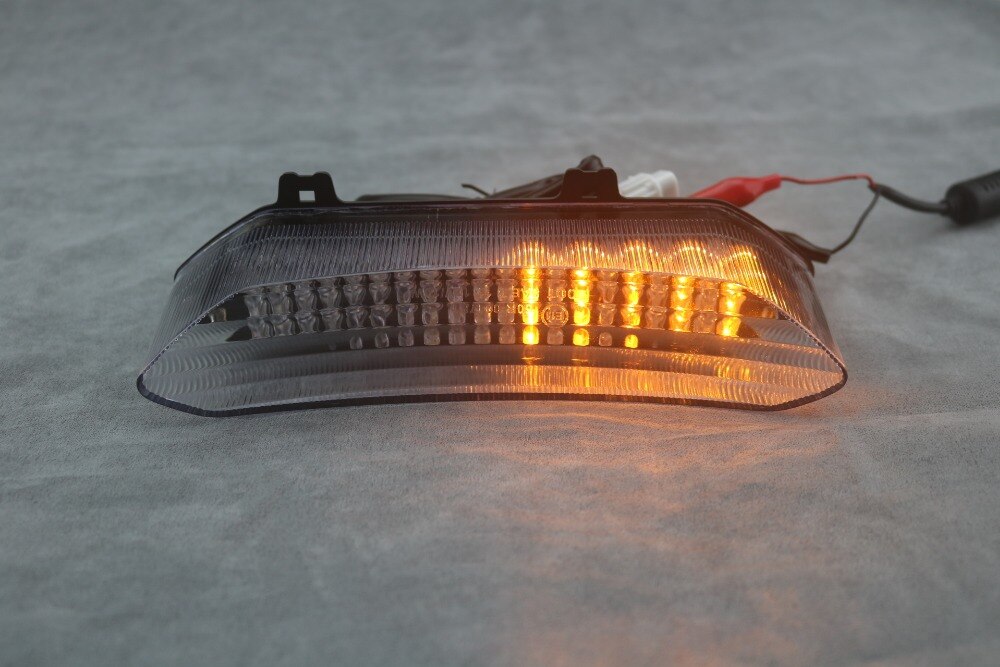 Motocicleta led turn signal luz traseira da cauda para yamaha r1 2002 2003