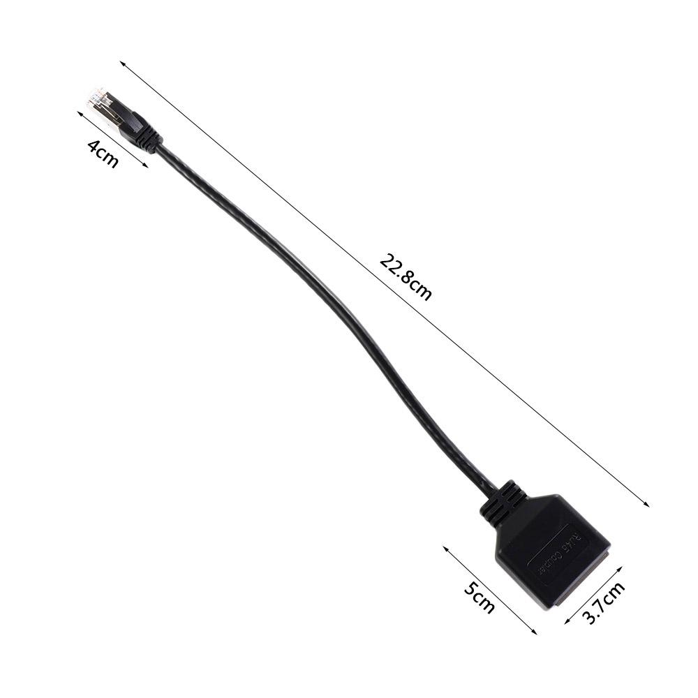 Kabeldelare nätverkskontakt  rj45 1 hane  to 2 hona lan-nätverksförlängning  rj45 ethernet gigabit ethernet-splitter