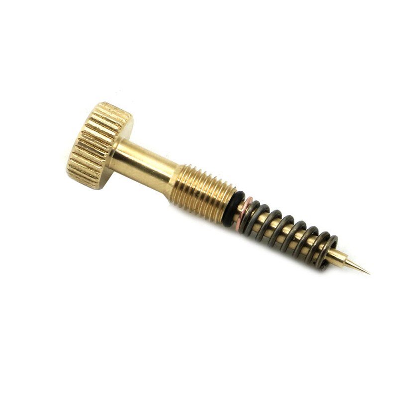 Stock para carburador KEIHIN CV 1990 - 2006 Harley CNC, tornillo de mezcla de ralentí de ajuste de carburador, un resorte de tornillo de riqueza de latón