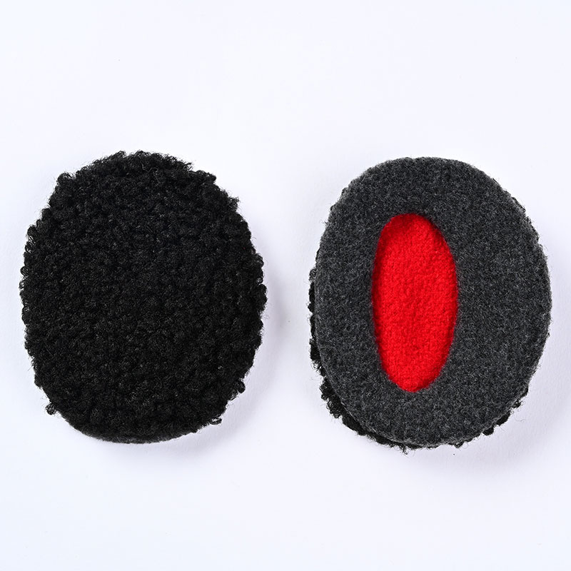 1Pair Bandless Ear Muffs Winter Thick Warm Fleece Ear Muffs Ear Covers Women Men Ourdoor Cold Weather Windproof Ear Warmer: 02
