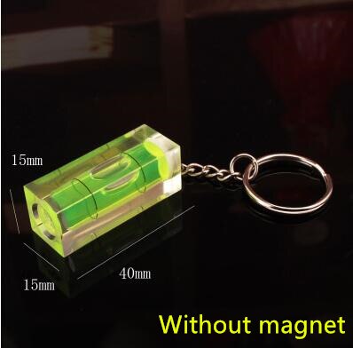 Universal bubble level measurement instrument with Keychain magnetic magnets level ruler measuring tool for TV Rack Photo Frame: B