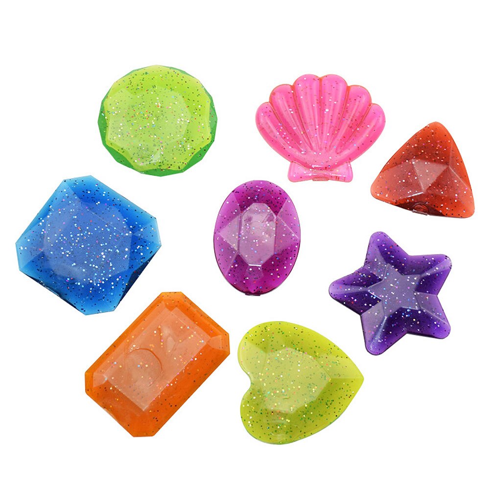 Gioco di immersioni Set di giocattoli piante per bambini giocattolo sport piscina giocattoli forma di pianta di mare giocattoli da immersione immersioni nuoto allenamento piscina giocattolo caldo: 8pcs Gemstone