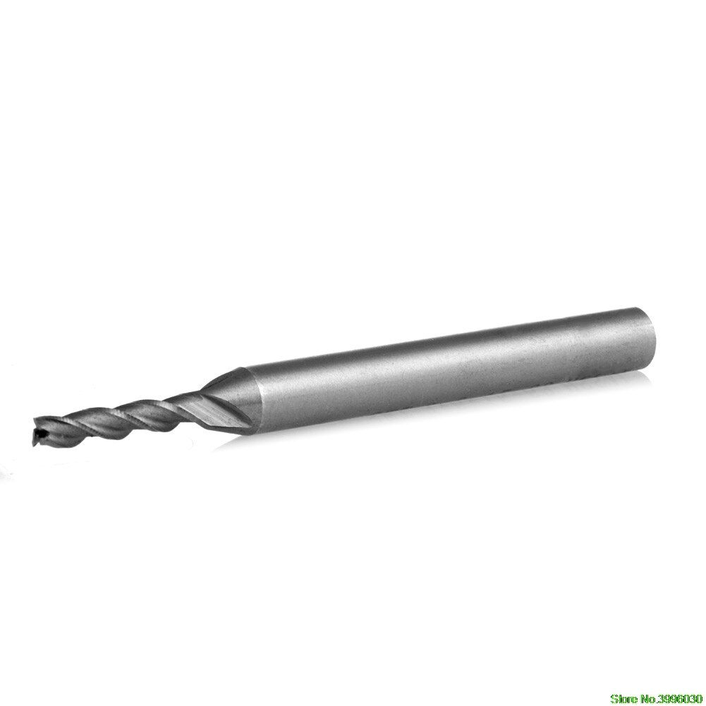 Extralargo 3mm 3 flauta HSS y aluminio fresa de extremo CNC Bit extendido