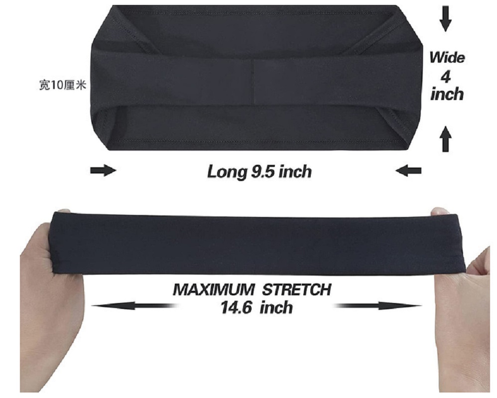 Diadema deportiva para correr, Fitness, banda elástica absorbente para el sudor, ciclismo, correr, tenis, Yoga, gimnasio, banda para la cabeza, vendaje para el cabello para hombres y mujeres