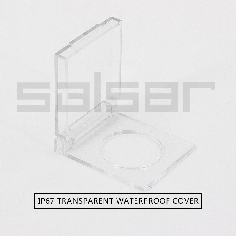 Plastic Protective Transparent Cover For 16/19/22mm DIY Metal Buzzer Indicator LED Flash Light Button Switch A Burglar Alarm